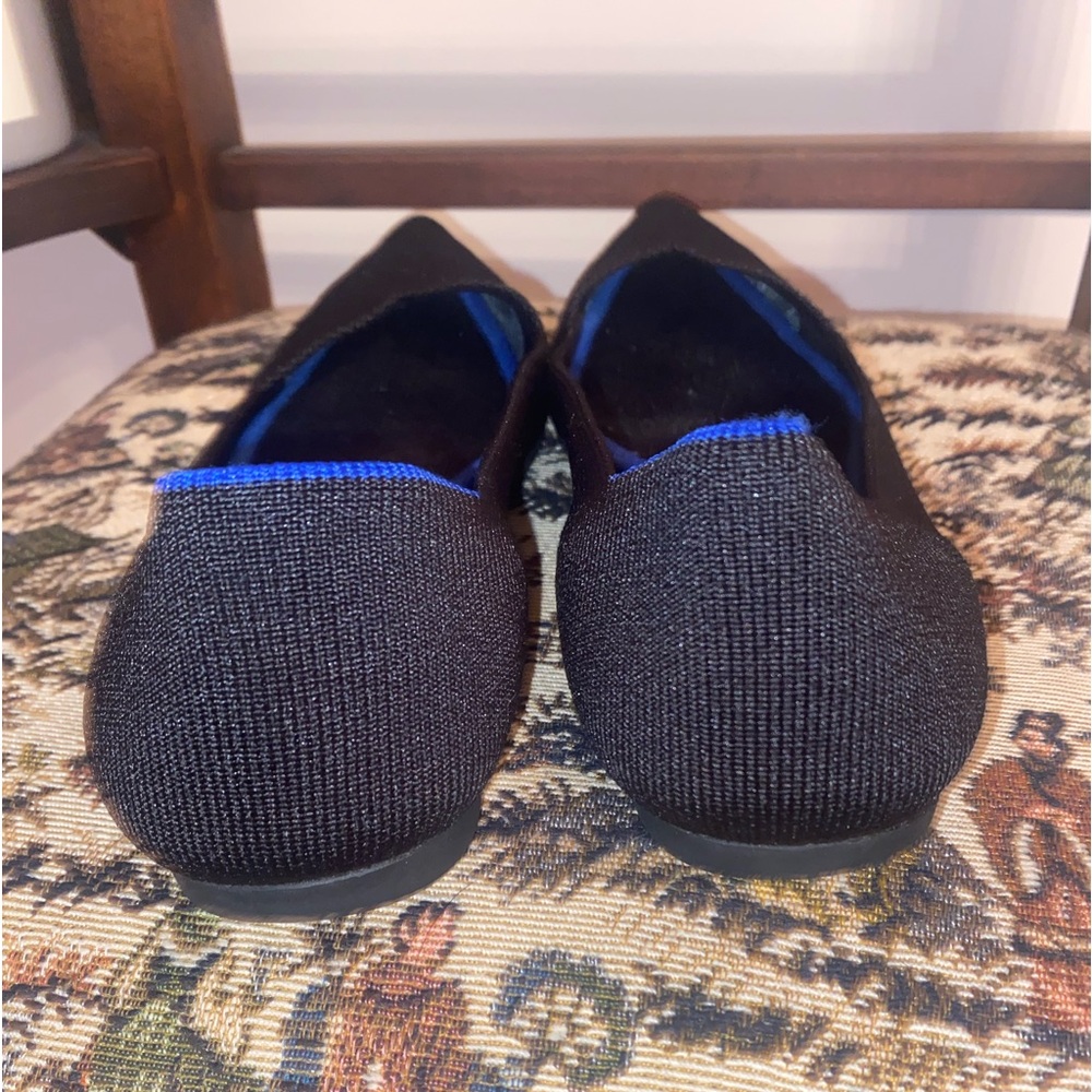Rothy’s Black Pointed Toe Flat, sz 9.5 - Picture 12 of 15
